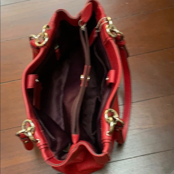 Coach Bags Coach Purse Red Leather Poshmark